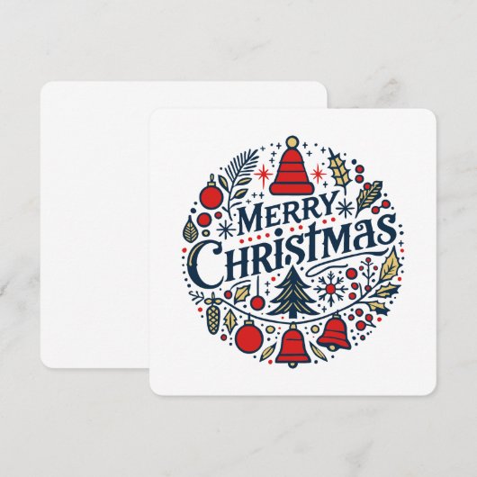 Merry Christmas 3 招待状 (正面/裏面)
