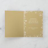 Merry Christmas 3 Photo Collage Folded シーズンカード (内部)