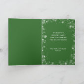 Merry Christmas 3 Photo Collage Folded シーズンカード (内部)