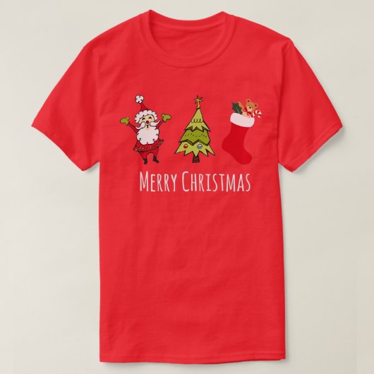 Merry Christmas 3 Tシャツ (デザイン正面)