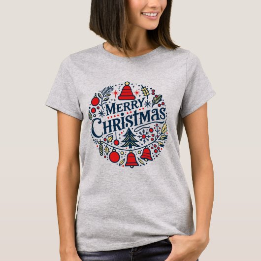 Merry Christmas 3 Tシャツ (正面)