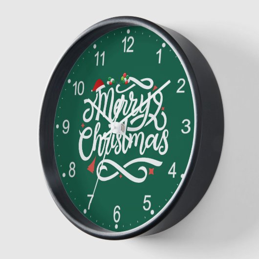 Merry Christmas-61039 壁時計 (傾斜)