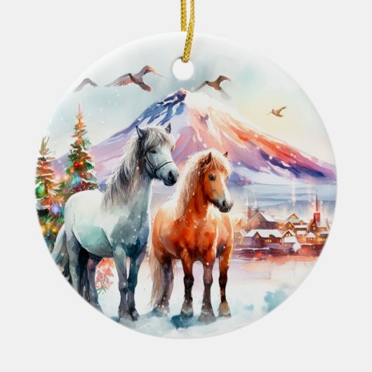 Merry Christmas - 7 セラミックオーナメント (正面)