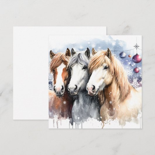 Merry Christmas - 8 シーズンカード (正面/裏面)