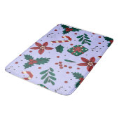 Merry Christmas Abstract Pattern バスマット (アングル)
