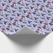 Merry Christmas Abstract Pattern ラッピングペーパー (角)