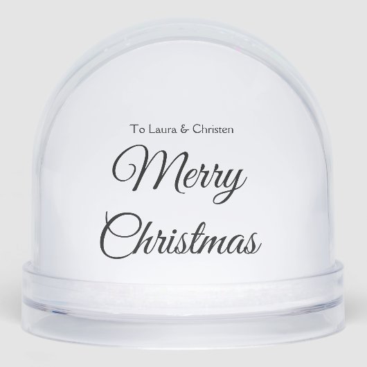 Merry Christmas add name text custom family gift (正面)