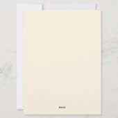 Merry Christmas Amazing Friends Festive Typography シーズンカード (裏面)