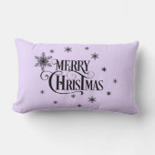 Merry Christmas and good Wisches ランバークッション (正面)