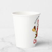 Merry Christmas and Happy Holidays  紙コップ (右)