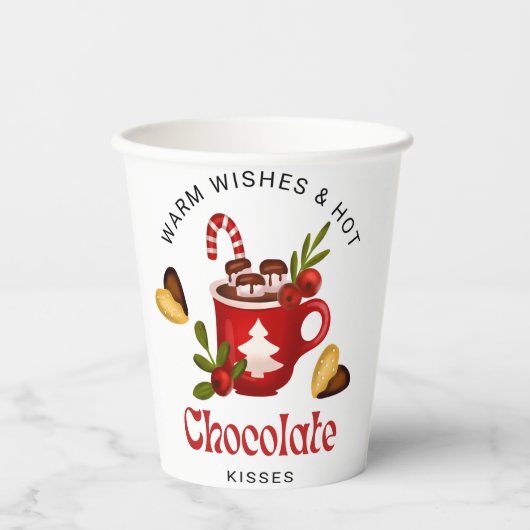 Merry Christmas and Happy Holidays 紙コップ (正面)