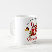 Merry Christmas and Happy Holidays Ceramic Mug コーヒーマグカップ (正面左)