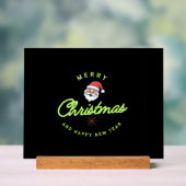 Merry Christmas and Happy New Year アクリルサイン (ニュートラル)