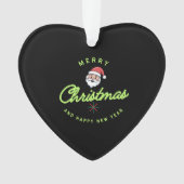 Merry Christmas and Happy New Year オーナメント (正面)