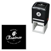 Merry Christmas and Happy New Year セルフインキングスタンプ (インサイチュ)