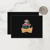 Merry Christmas and Happy New Year ノートカード (正面/裏面インサイチュ)