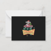 Merry Christmas and Happy New Year ノートカード (正面)