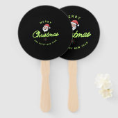 Merry Christmas and Happy New Year ハンドファン (正面&裏面)