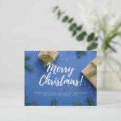 Merry Christmas and Happy New Year ポストカード (スタンド正面)
