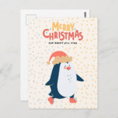Merry Christmas and happy new year ポストカード (正面/裏面)