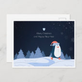 Merry Christmas and Happy New Year 2024 ポストカード (正面/裏面)