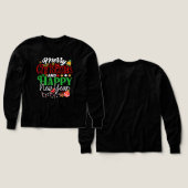 Merry Christmas And Happy New Year-67342 T-Shirt (デザイン 正面＆背面)