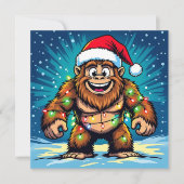 Merry Christmas and Happy New Year Bigfoot シーズンカード (正面)