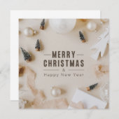 Merry Christmas And Happy New Year Card (正面/裏面)
