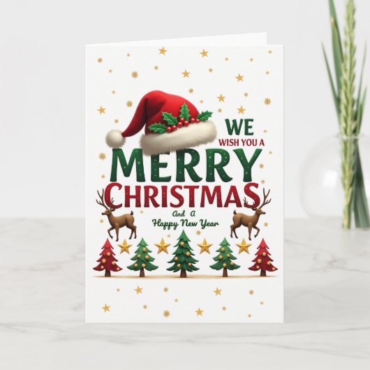 Merry Christmas and Happy New Year Card カード (正面)