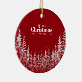 Merry Christmas and Happy New year card セラミックオーナメント (右)