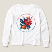 Merry Christmas and Happy New Year! Red Bird BOHO (デザイン正面)