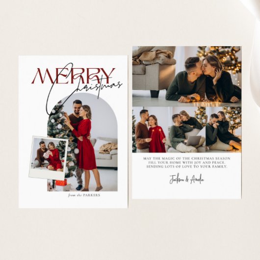 Merry Christmas Archスナップショット写真 シーズンカード