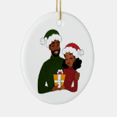 Merry Christmas Baby Green and Red セラミックオーナメント (右)