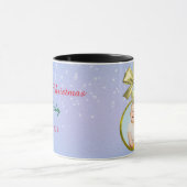 Merry Christmas Baby Photo Mug マグカップ (中央)