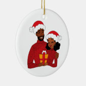 Merry Christmas Baby Red セラミックオーナメント (右)