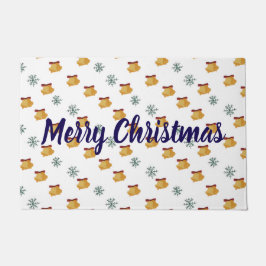 Merry Christmas Bell Doormat ドアマット