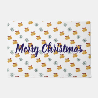 Merry Christmas Bell Doormat ドアマット