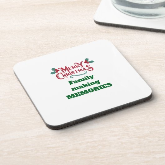 Merry Christmas Beverage Coaster コースター (左側)