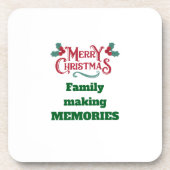 Merry Christmas Beverage Coaster コースター (正面)
