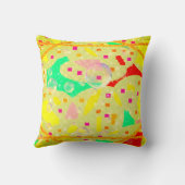 MERRY CHRISTMAS BIG SNOWMAN WINTER SCENE クッション (裏面)