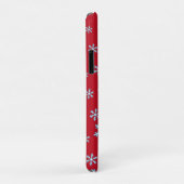 Merry Christmas Blue Snowflake Holiday Winter Case-Mate iPhoneケース (裏面/右)