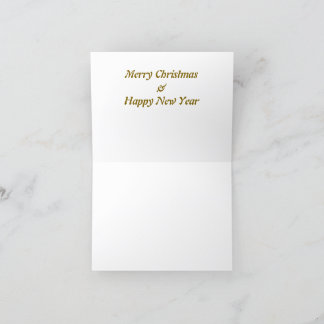 Merry christmas boho style シーズンカード