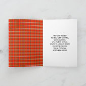 Merry Christmas Bowling  カード (内部)