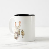 Merry Christmas, Bre!- Romanian Diaspora Holiday ツートーンマグカップ (正面左)