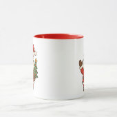 Merry Christmas Bruh Santa マグカップ (中央)