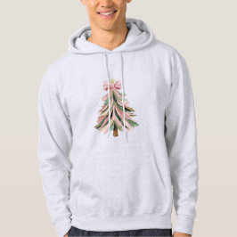 Merry Christmas Brushstroke Tree Hoodie パーカ