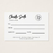 Merry Christmas Business Gift Certificate (裏面)