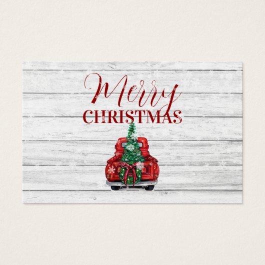 Merry Christmas Business Gift Certificate (正面)