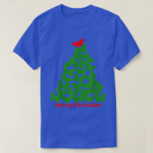 Merry Christmas Butterfly Tree   Short Sleeve  Tシャツ (デザイン正面)