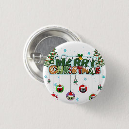 Merry Christmas Button 缶バッジ